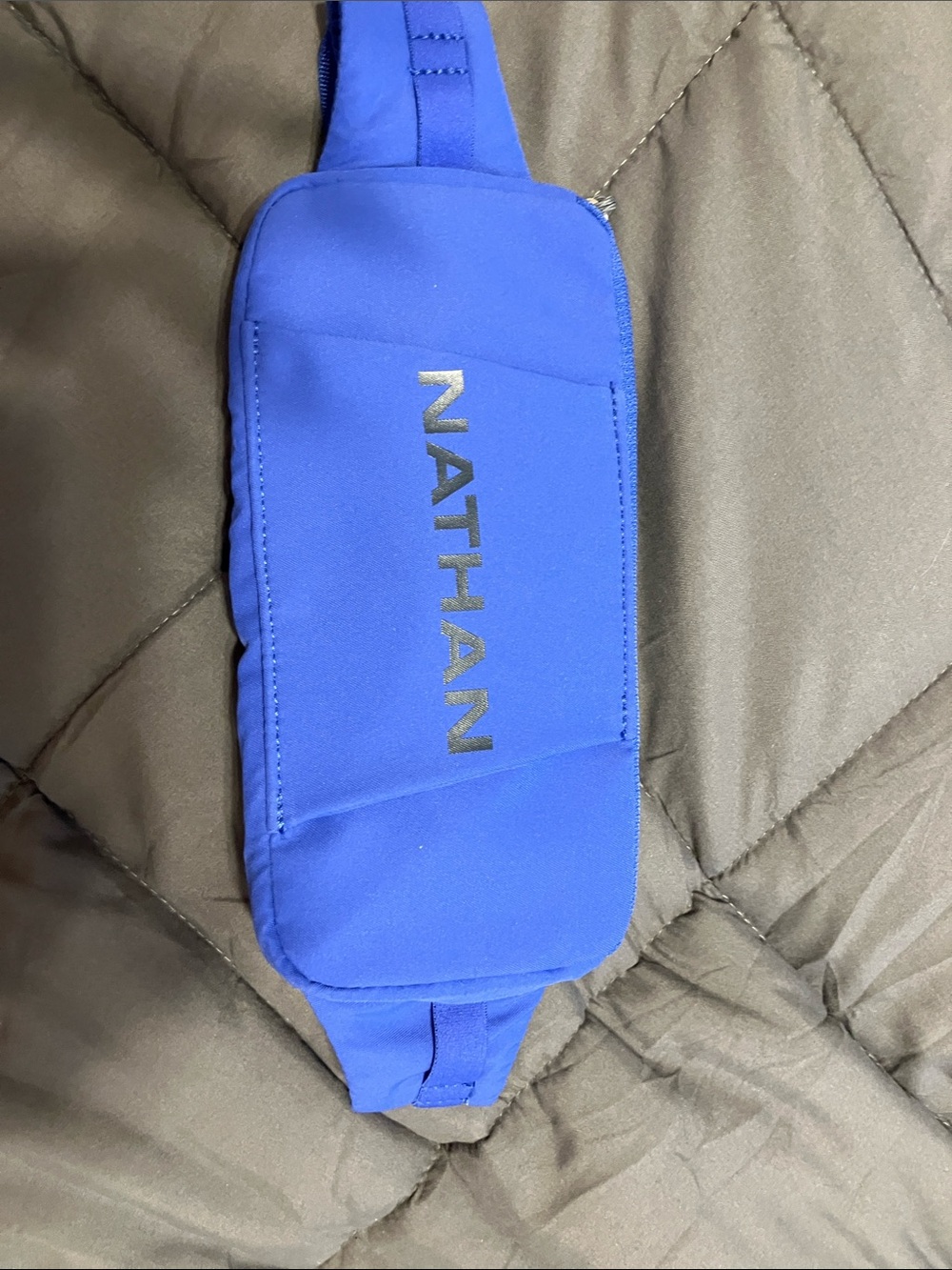 Natan Blue Belt Bag with Logo